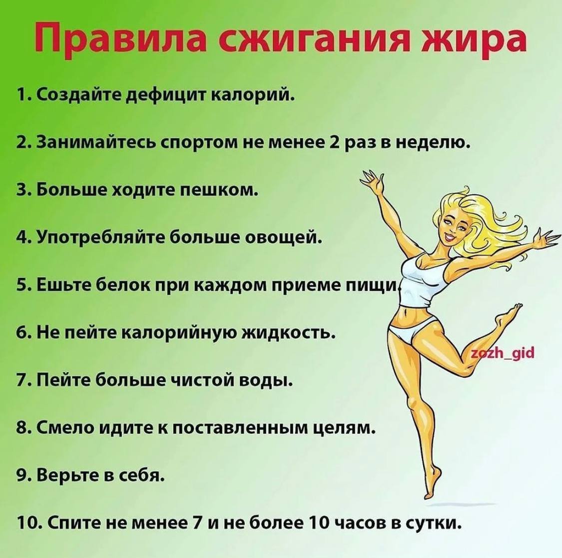 10 правил похудения, которые действительно работают*